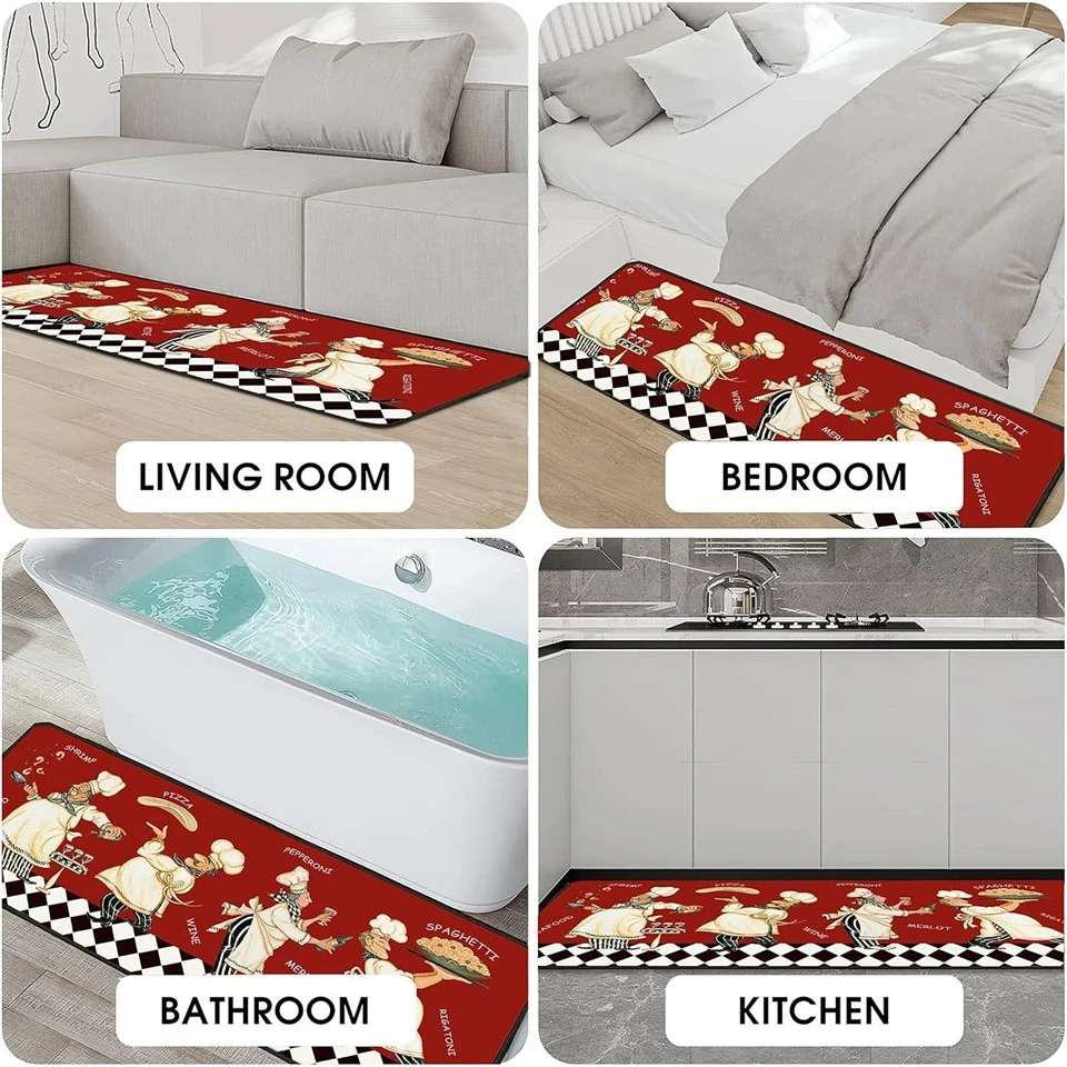 Crystal Velvet Kitchen Mats